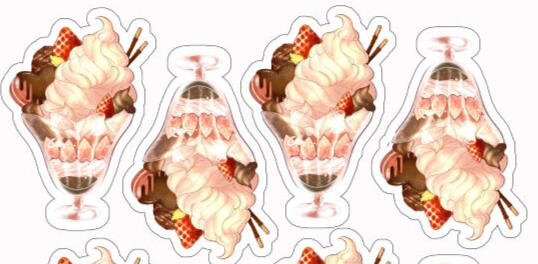 Parfait stickers
