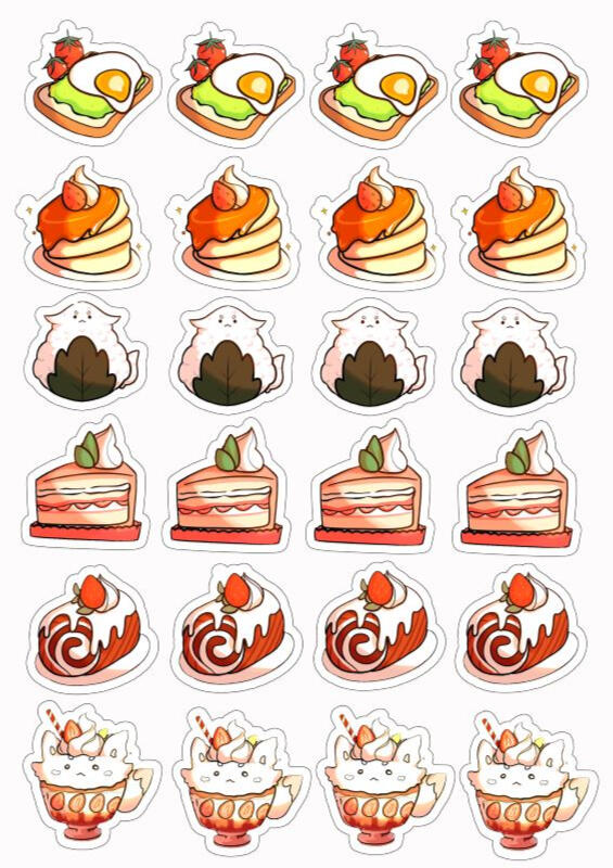 Twitch badges (turned into stickers)